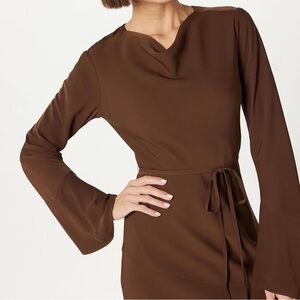 The Drop Women's Flared Sleeve Maxi Dress by @withloveleena